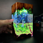 Master Sword Resin Lamp – Handmade Gaming Night Light for Zelda Fans