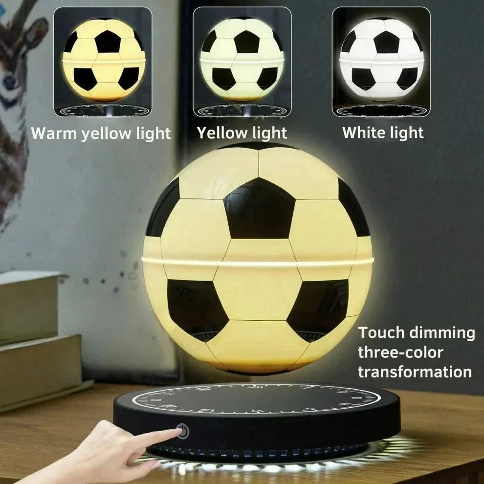 Magnetic Levitate Soccer Lamps Floating Football LED 360 Rotation World Cup 2026